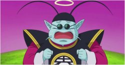 king kai scared Meme Template