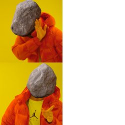Granite - Drake Meme Meme Template