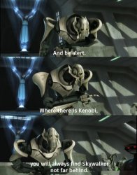 Kenobi and Skywalker Meme Template