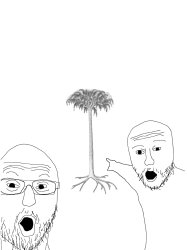 2 guys found a lepidendron Meme Template