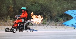 Rocket Wheelchair Meme Template