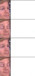 Blinking man Meme Template