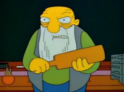 Simpsons paddling paddle pickle ball pickleball Meme Template