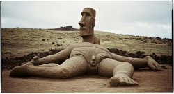 Easter Island Meme Template