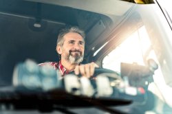 Driver smiling smugly Meme Template