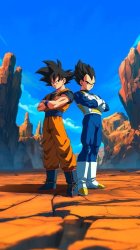 Goku and vegeta Meme Template