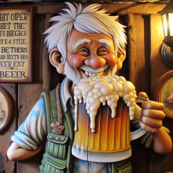 old man drinking beer Meme Template
