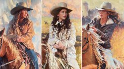 Kristi Noem Ice Queen on Horseback Meme Template