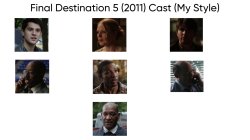Final Destination 5 (2011) Cast (My Style) Meme Template
