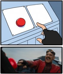 one button Meme Template