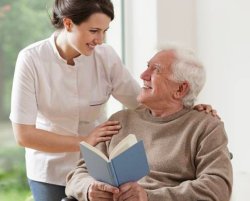 Old man with nurse Meme Template