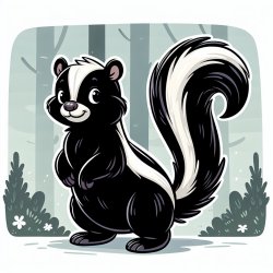 cartoon skunk Meme Template