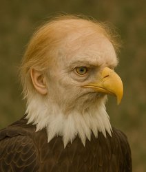 Confused Bald Eagle Meme Template