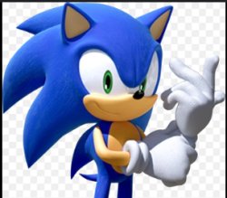 sonic pose Meme Template