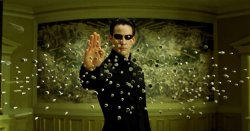 Matrix bullet stop Meme Template