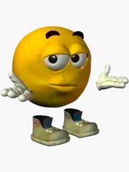 Shrug Emoji Guy Meme Template