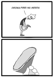 Pisei na merda Meme Template