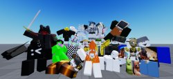 Random Robloxian gang Meme Template