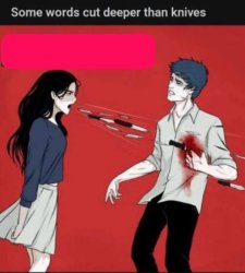 Stab to the heart Meme Template