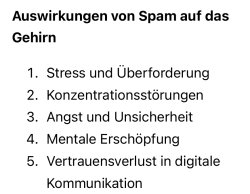 Auswirkungen von Spam Meme Template