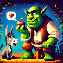 Shrek and donkey Meme Template