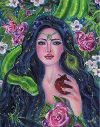 snake women apple Meme Template