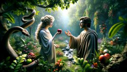 snake women apple garden of eden apple fruit Meme Template