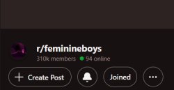 https://www.reddit.com/r/feminineboys/ banner Meme Template
