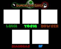 Superstar Saga Template Meme Template