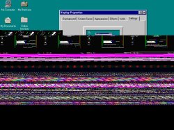 Windows 95 glitch Meme Template