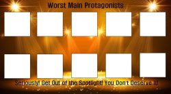 worst main protagonists Meme Template
