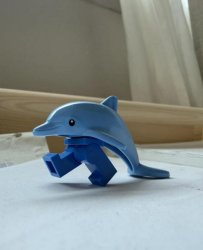 Dolphin with Lego Feet Meme Template