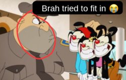 brah tried to fit in Meme Template