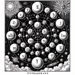 Pythagorean ESOTERIC LORE associated each vowel with A CELESTIAL Meme Template