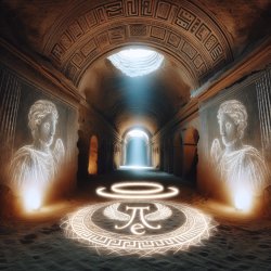 Inscriptions from the Roman catacombs show “ΑΩ” flanking Christ’ Meme Template