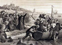 Pilgrims leaving Netherlands Meme Template
