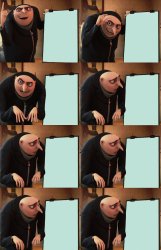 Gru Plan Mega fail template Meme Template