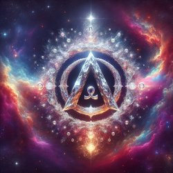 Alpha and Omega EVOLVED as POWERFUL EMBLEMS of COSMIC UNITY, ETE Meme Template