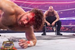 jon moxley watching hangman adam page suffer Meme Template