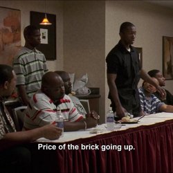 Price of the brick going up. Meme Template