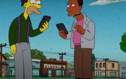 Lenny and Carl On Their Phones Meme Template