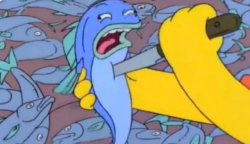Fish knife Meme Template