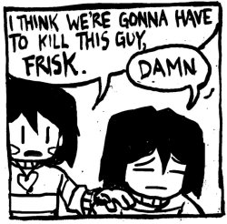 I think we’re gonna have to kill this guy, Frisk (V1) Meme Template