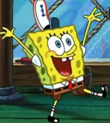 Spongebob singing we're going on strike Meme Template