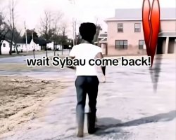 Wait sybau come back Meme Template