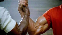 Predator handshake Meme Template