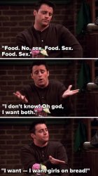 Joey Food or Girls Meme Template