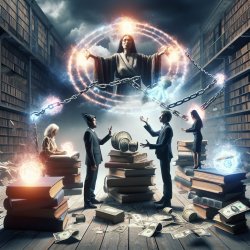 DEBT RELATED, sorcery mind control spells cast, LIBRARIES SEIZED Meme Template