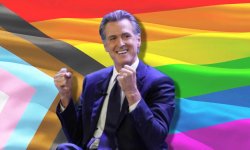 President newsom Meme Template