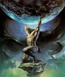 Atlas holds the earth (HQ) Meme Template